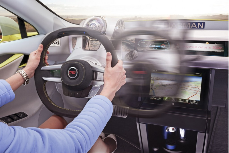 Illustration for article titled The Rinspeed XchangE Is A Crazy Driverless Tesla You Can Live In